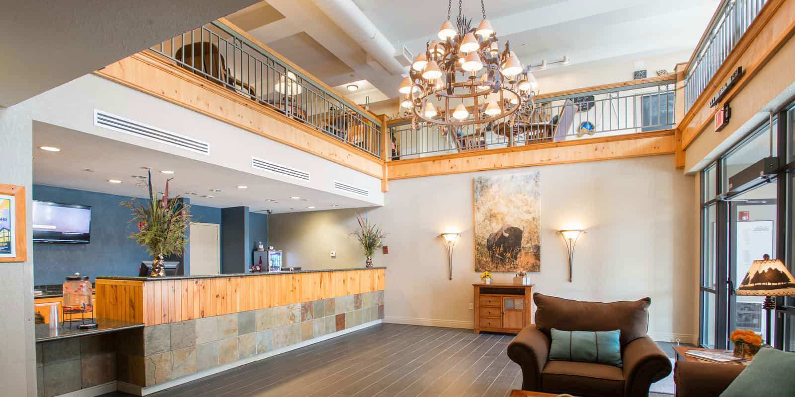 Lobby of Winter Park Mountain Lodge