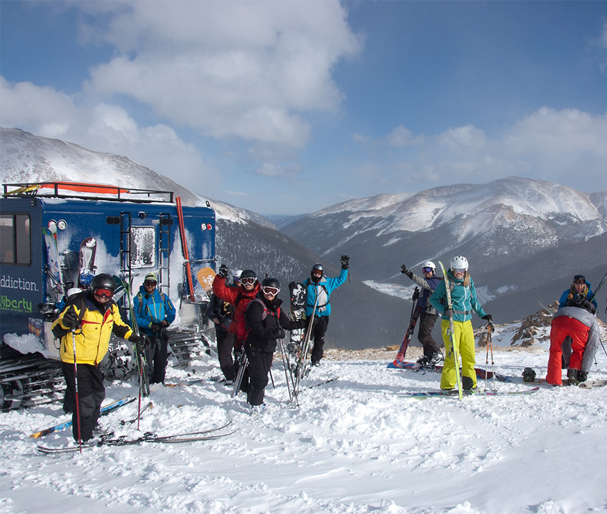 Powder Addiction Cat Skiers