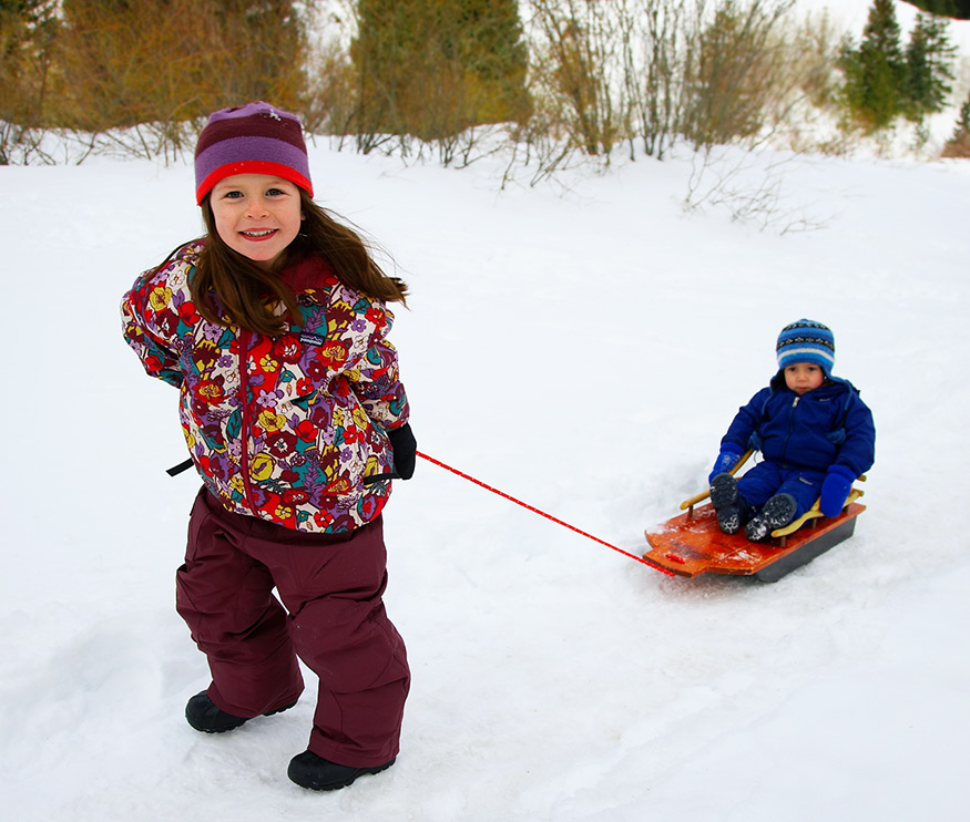 sledding