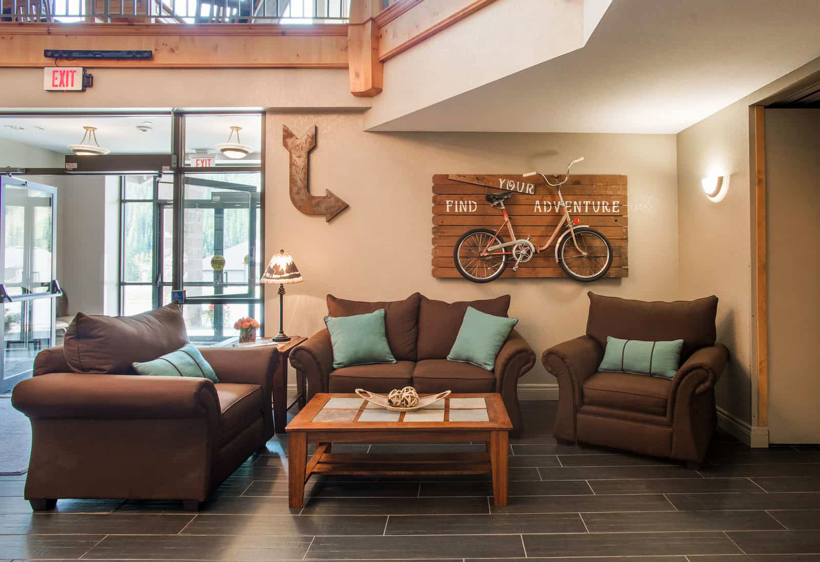 Lobby of Winter Park Mountain Lodge